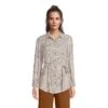 Lands' End Women's Rayon Tie Waist Shirt