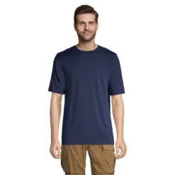 Lands' End Men's Short Sleeve Supima Tee