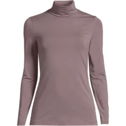 Lands' End Women's Lightweight Fitted Long Sleeve Turtleneck -Lands' End Store GUEST 9fb458ec d465 4d5b bfe6 13e9831c3c9b
