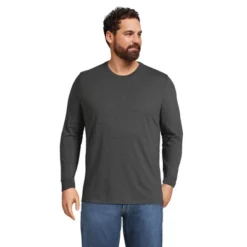 Lands' End Men's Super-T Long Sleeve T-Shirt -Lands' End Store GUEST a22a29db 418e 408b 8fde f25db20edc4e