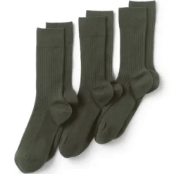 Lands' End Men's Seamless Toe Cotton Rib Dress Socks (3-pack) -Lands' End Store GUEST a3da5bbe e12e 4b63 a156 92b7ff83d8ca