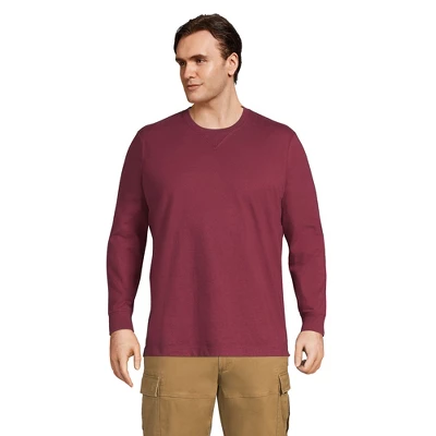 Lands' End Men's Long Sleeve Rugby Crew Tee 8 Lands' End Men's Long Sleeve Rugby Crew Tee - Image 8