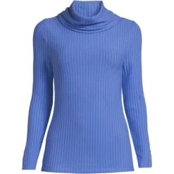 Lands' End Women's Long Sleeve Wide Rib Turtleneck -Lands' End Store GUEST a599a115 07ae 4e27 9047 9672c7793b90