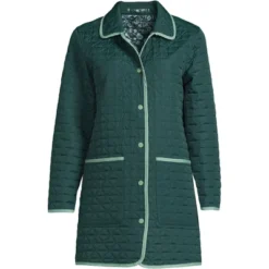 Lands' End Women's Insulated Reversible Barn Coat -Lands' End Store GUEST a644f1a7 0703 42a9 80c1 b565293f8f2c