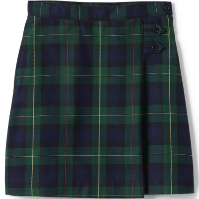 Lands' End School Uniform Girls Slim Plaid A-line Skirt Below The Knee 3 Lands' End School Uniform Girls Slim Plaid A-line Skirt Below The Knee - Image 3