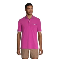 Lands' End Men's Short Sleeve Comfort First Solid Mesh Polo With Pocket -Lands' End Store GUEST a7f2b079 84a8 434a 8340 0d106562ea13