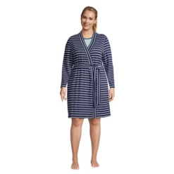 Lands' End Women's Cotton Blend Above The Knee Length Robe -Lands' End Store GUEST a81c30d1 64a7 487b 98ae e47ffdafd53e
