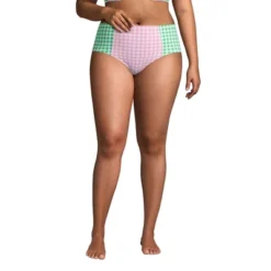 Lands' End Draper James X Lands' End Women's Plus Size Chlorine Resistant Retro High Waisted Bikini Bottoms -Lands' End Store GUEST a84c1017 7452 45b1 a68a f9902e5efa41