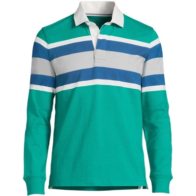 Lands' End Men's Long Sleeve Solid Rugby 10 Lands' End Men's Long Sleeve Solid Rugby - Image 10
