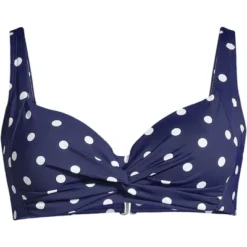 Lands' End Women's Plus Size DD-Cup Chlorine Resistant Twist Underwire Bikini Top Swimsuit Adjustable Straps -Lands' End Store GUEST a8d866c8 3c7d 4ee5 9460 70427422cdb3