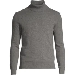 Lands' End Men's Fine Gauge Cashmere Turtleneck Sweater -Lands' End Store GUEST a937b30a f686 4f8f 8617 3b7e3d5ef172