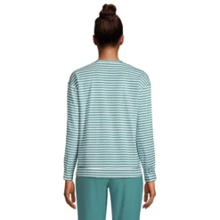 Lands' End Women's Lounge Long Sleeve Pajama Sweatshirt