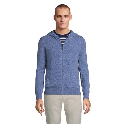 Lands' End Men's Cashmere Full Zip Hoodie 6 Lands' End Men's Cashmere Full Zip Hoodie - Image 6