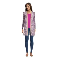 Lands' End Women's Fine Gauge Cotton Long Open Cardigan Sweater -Lands' End Store GUEST ac16feeb ef2b 4db9 a671 d485138bbec6