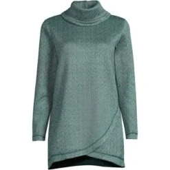 Lands' End Women's Tall Sweater Fleece Tunic Cowl Neck Pullover 11 Lands' End Women's Tall Sweater Fleece Tunic Cowl Neck Pullover -Lands' End Store GUEST accc66d5 6603 4f0e b2af 50a7e79bcd34
