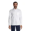 Lands' End Men's Tailored Fit Long Sleeve Sail Rigger Oxford Shirt