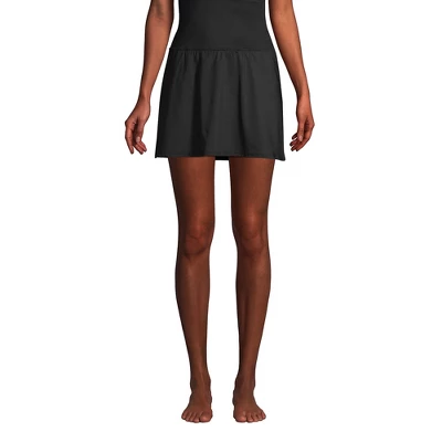 Lands' End Women's Tummy Control Ultra High Waisted Modest Swim Skirt Swim Bottoms 2 Lands' End Women's Tummy Control Ultra High Waisted Modest Swim Skirt Swim Bottoms - Image 2