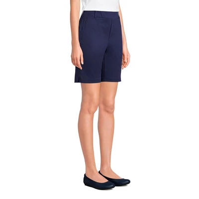 Lands' End Women's Lands' End Flex High Rise 10" Shorts 2 Lands' End Women's Lands' End Flex High Rise 10" Shorts - Image 2