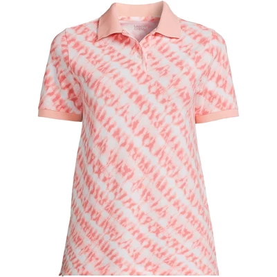 Lands' End Women's Mesh Cotton Short Sleeve Polo Shirt 12 Lands' End Women's Mesh Cotton Short Sleeve Polo Shirt - Image 12