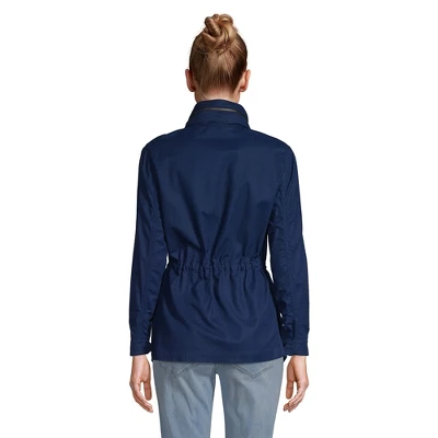 Lands' End Women's Cotton Hooded Jacket With Cargo Pockets 1 Lands' End Women's Cotton Hooded Jacket With Cargo Pockets