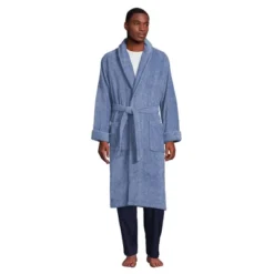 Lands' End Men's Calf Length Turkish Terry Robe -Lands' End Store GUEST b22584b1 f037 481e 86e0 e0d95eea1efb