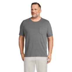 Lands' End Men's Short Sleeve Garment Dye Slub Pocket Tee -Lands' End Store GUEST b2bd672c 8f4e 4156 8cf0 26a77df6390a