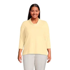 Lands' End Women's 3/4 Sleeve Light Weight Jersey Cowl Neck Top 13 Lands' End Women's 3/4 Sleeve Light Weight Jersey Cowl Neck Top -Lands' End Store GUEST b3eb36f0 92b7 47b9 bba9 3e79da818233