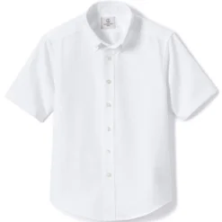 School Uniform Young Men's Short Sleeve Oxford Dress Shirt -Lands' End Store GUEST b4b8184b 6064 4a6f 8561 664d870e0dae