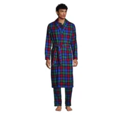 Lands' End Men's Flannel Robe -Lands' End Store GUEST b51a7e17 5def 4b5d b2bf 5ba3cd344c0f