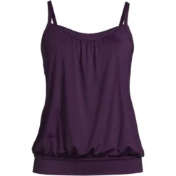 Lands' End Women's Blouson Tummy Hiding Tankini Top Swimsuit Adjustable Straps 18 Lands' End Women's Blouson Tummy Hiding Tankini Top Swimsuit Adjustable Straps -Lands' End Store GUEST b72162af bf26 4246 a30c 3bdbc5384aab