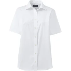 Lands' End School Uniform Women's No Gape Short Sleeve Stretch Shirt 7 Lands' End School Uniform Women's No Gape Short Sleeve Stretch Shirt -Lands' End Store GUEST b725b1bc 61e7 4370 bebf 5d24ca6a392e