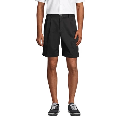 Lands' End Lands' End Men's Traditional Fit Pleated 9" No Iron Chino Shorts 3 Lands' End Lands' End Men's Traditional Fit Pleated 9" No Iron Chino Shorts - Image 3
