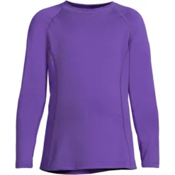 Lands' End Girls Thermal Base Layer Long Underwear Thermaskin Crew Neck Shirt -Lands' End Store GUEST b767f7b1 8884 4844 87d6 02b64ae69fee
