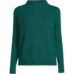 Lands' End Women's Cashmere Funnel Neck Sweater -Lands' End Store GUEST b7ba94a3 72fa 420a b7f7 33da98df930d