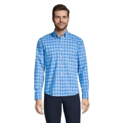 Lands' End Men's Traditional Fit Comfort-First Shirt With Coolmax Printed 14 Lands' End Men's Traditional Fit Comfort-First Shirt With Coolmax Printed -Lands' End Store GUEST b807b76c 47cb 422d 8436 71b546af6d20