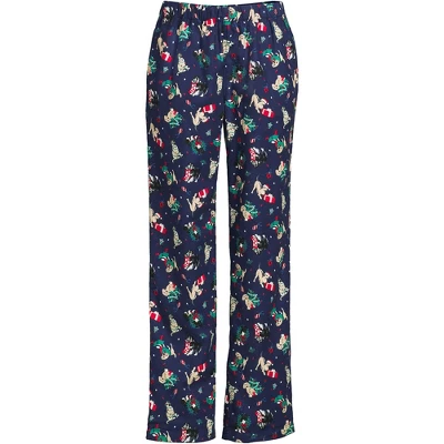Lands' End Women's Print Flannel Pajama Pants 9 Lands' End Women's Print Flannel Pajama Pants - Image 9