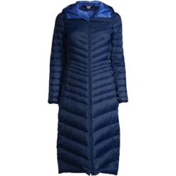 Lands' End Women's Plus Size Wanderweight Ultralight Packable Maxi Down Coat -Lands' End Store GUEST b8504e83 64a8 44f5 8d43 f878f378470b