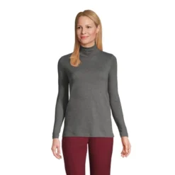 Lands' End Women's Supima Cotton Long Sleeve Turtleneck 13 Lands' End Women's Supima Cotton Long Sleeve Turtleneck -Lands' End Store GUEST b851ff09 f576 4b5a 8899 c567e857e170
