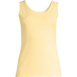 Lands' End Women's Cotton Tank Top -Lands' End Store GUEST b9026964 a920 4f81 9c39 bfc34fc9728a