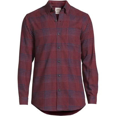 Lands' End Blake Shelton X Lands' End Men's Traditional Fit Flagship Flannel Shirt 7 Lands' End Blake Shelton X Lands' End Men's Traditional Fit Flagship Flannel Shirt - Image 7