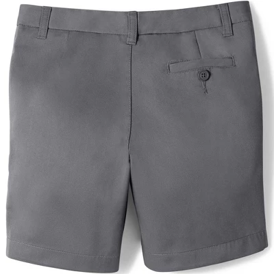 Lands' End Girls Plain Front Blend Chino Shorts 1 Lands' End Girls Plain Front Blend Chino Shorts