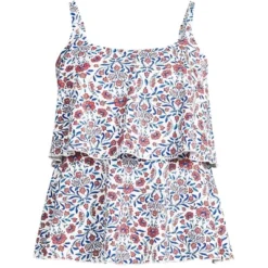 Lands' End Women's Chlorine Resistant Scoop Neck Tiered Tankini Swimsuit Top 9 Lands' End Women's Chlorine Resistant Scoop Neck Tiered Tankini Swimsuit Top -Lands' End Store GUEST bb515f17 a385 49fc a611 96939a9ddfee