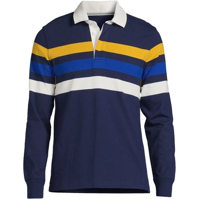Lands' End Men's Long Sleeve Solid Rugby 16 Lands' End Men's Long Sleeve Solid Rugby - Image 16