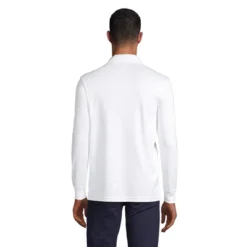Lands' End Men's Long Sleeve Super Soft Supima Polo Shirt