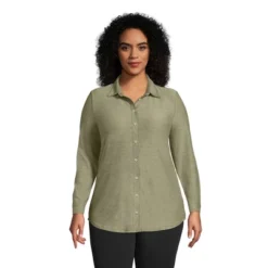 Lands' End Women's Long Sleeve Soft Performance Roll Tab Tunic -Lands' End Store GUEST be20dd23 b96c 47d3 96b1 27b9cf1f4744