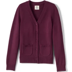 Lands' End School Uniform Girls Cotton Modal Button Front Cardigan Sweater 12 Lands' End School Uniform Girls Cotton Modal Button Front Cardigan Sweater -Lands' End Store GUEST be6626de fcea 49f0 b9cc 96ca565b9f1c