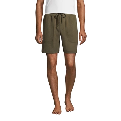 Lands' End Men's Waffle Pajama Shorts 1 Lands' End Men's Waffle Pajama Shorts