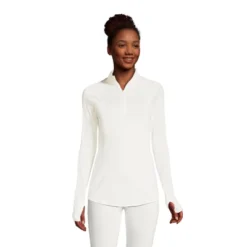 Lands' End Women's Thermaskin Heat Long Sleeve Quarter Zip Long Underwear Thermal Baselayer Top 9 Lands' End Women's Thermaskin Heat Long Sleeve Quarter Zip Long Underwear Thermal Baselayer Top -Lands' End Store GUEST bfa41d52 704c 4971 b808 ca633b4588f5