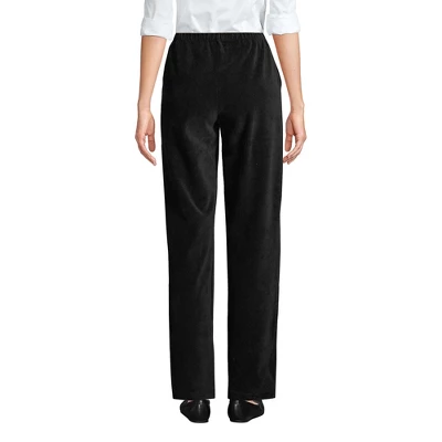 Lands' End Women's Tall Sport Knit Corduroy Elastic Waist Pants High Rise 1 Lands' End Women's Tall Sport Knit Corduroy Elastic Waist Pants High Rise