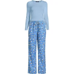 Lands' End Women's Tall Pajama Set Knit Long Sleeve T-Shirt And Flannel Pants 7 Lands' End Women's Tall Pajama Set Knit Long Sleeve T-Shirt And Flannel Pants -Lands' End Store GUEST c0f1e9ef a2e8 4e98 b33b ca9832a3ac68